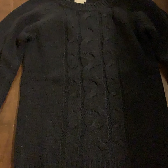 Dark navy blue long sweater - Picture 2 of 3